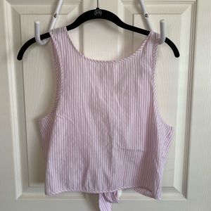 tied crop top